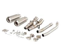 Moto Silencieux Tuyau D'échappement Pour Triumph Pour Scrambler 1200 XE XC 2019-2022 Pour Scrambler 1200 Moto Système Complet Silencieux Tuyau D'échappement(B)