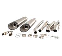 Moto Silencieux Tuyau D'échappement Pour Triumph Pour Scrambler 1200 XE XC 2019-2022 Pour Scrambler 1200 Moto Système Complet Silencieux Tuyau D'échappement(E)
