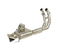 Moto Silencieux Tuyau Pour Aprilia Pour RS 660 Pour Tuono660 Système D'échappement En Acier Complet Sous-vélo Tuyau Avant Sans Lacet Silencieux Pot D'échappement Moto