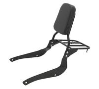 Moto Sissy Bar Coussin De Dossier Passager Pour Moto Pour Suzuki Boulevard C50 C 50 2005-2011 Avec Porte-bagages Arrière Amovible Dossier Porte(Noir)