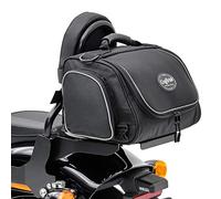 Moto Sissy Bar Sacoche arrière Craftride TM2 en Noir 14L
