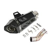 Moto Slip-on Escape Link Pipe Decat Silencieux D'échappement Pour KAWASAKI Pour Ninja 900 Z900 E A2 2017-2019 Pièces moto(8)