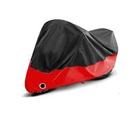 Moto Spécial Housse Bâche Protection pour B.M.W R Nine TR nineT Rnine T RNINET 190T Quatre Saisons Exterieur Anti - poussière/Pluie/Vent/UV avec Trou Verrouillage Antivol,BlackRed