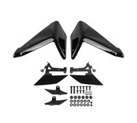 Moto Spoiler Aileron Aérodynamique pour CB750 pour Hornet CB 750 2023 2024 2025 Aileron D'aile Avant Moto Carénage Aérodynamique Latéral Nu Downforce(Glossy Black)