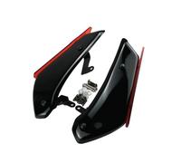 Moto Spoiler Aileron Aérodynamique pour Suzuki pour GSX-R1000 pour GSXR1000 2017-2022 Spoiler Winglet Kit D'aile Aérodynamique Aileron Vent Refoulement d'air(Rouge)