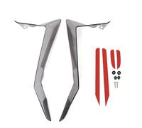 Moto Spoiler pour Forza 750 pour Forza750 2025 Protections latérales Contre Le Vent Déflecteurs de Jambe Déflecteur inférieur Décoration carénage Aileron Moto(Light Gray)