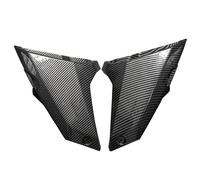 Moto Spoilers Ailerons pour MT09 pour FZ09 2017 2018 2019 2020 Accessoires Moto Carénage Réservoir Latéral Panneau Couverture D'admission d'air(Carbon Fiber Look)