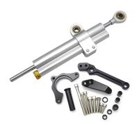 Moto Stabilisateur Kit De Montage Support D'amortisseur Direction CNC pour Moto, pour Kawasaki Z900 2017 - 2020 2021 2022(Nero)