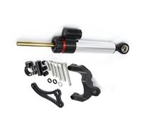 Moto Stabilisateur Kit De Montage Support D'amortisseur Direction CNC pour Moto, pour Suzuki GS-R750 GSR750 2011-2015 2014 2013(Silver)