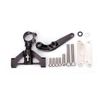 Moto Stabilisateur pour Kawasaki Ninja ZZR1400 2006-2020 Kit De Montage Support D'amortisseur Stabilisation Moto, Amortisseurs Direction en Aluminium CNC(Nero)