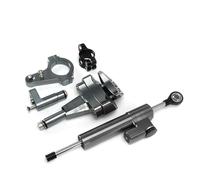 Moto Stabilisateur pour Kawasaki pour Ninja400 2017 2018 2019-2022 Kit De Montage Support D'amortisseur Stabilisation Moto, Amortisseurs Direction(Grey)