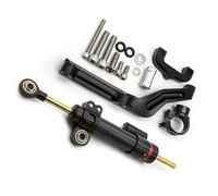 Moto Stabilisateur pour Kawasaki Z 650 2017 2018 2019 2020-2022 Kit De Montage Support D'amortisseur Stabilisation Moto, Amortisseurs Direction(Nero)