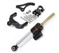 Moto Stabilisateur pour Suzuki GSR600 GS-R600 2006 2007 2008 2009 2010 Support De Montage D'amortisseur Stabilisation Direction Motos(Silver)