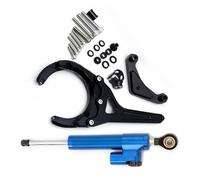 Moto Stabilisateur pour Suzuki GSX-S 1000 2016-2022 Kit De Montage Support D'amortisseur Stabilisation Moto, Amortisseurs Direction en Aluminium CNC(Turquesa)