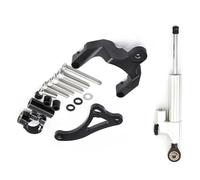 Moto Stabilisateur Support De Montage D'amortisseur Stabilisation Direction Motos, pour Suzuki GS-R 750 GSR750 2011-2015 2014 2013(Silver)