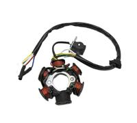 Moto Stator Bobine d'allumage Stator Magnéto Universel pour Moto GY6, 6 Bobines, 5 Fils, pour Scooter, Cyclomoteur, Vélo, ATV, Quad, pour 50cc 110cc 125cc 150cc