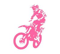 Moto Sticker Mural Autocollant Chambre Sport Dirt Bike Moto Enfants Garçons Adolescent Chambre Décoration De La Maison Décor À La Maison Petit - 42x58 cm