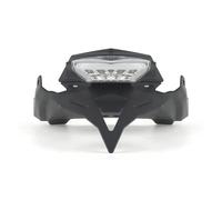 Moto Support De Plaque pour BMW F900R F900 R 2020 2021 2022 2023 2024 2025 Support Plaque D'immatriculation Arrière Court pour Moto Cadre D'éclairage Intégré Support Plaque Moto(Transparent)