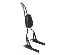 Moto Support D'étagère Porte-Bagages Arrière pour Dyna Street Bob FXDB FXD 2006 2007 2008 2009 2010 2011 2012 2013-2017 Dossier Passager Moto Sissy Bar Dossier Siège Arrière Détachable(Le Noir)