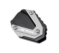Moto Support Extension Coussin Extension De Béquille Latérale pour Moto pour Yamaha Xmax 125 250 300 400(Titane)