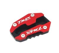 Moto Support Extension Coussin Plaque D'extension Antidérapante pour Béquille Latérale De Moto pour Yamaha TMAX560 T-MAX560 Tech Max 2020 2021 2022 2023(Rouge 3)