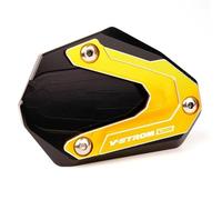 Moto Support Extension Coussin Rallonge De Béquille Latérale pour Suzuki V-Storm 800DE 2023, 2024, 2025, V-Storm 1000DE 1050DE, Support Antidérapant(Or)