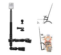 Moto Support Kit avec 47’’ Télescopique Bâton Compatible avec Insta360 X5-X