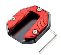 Moto Support Latéral Agrandir pour Honda CB 500X/CB 500 CBF 500, Aluminium Support Stable avec Antidérapant Base,B/Red