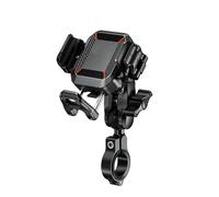 Moto Support Navigation Support Téléphone Pour Moto Avec Amortisseur Vibrations Support Téléphone Portable Pour Vélo Scooter VTT Navigation Srand Pour 54 À 72 Support Plaque Navigation(M33-C1)