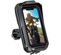 Moto Support Téléphone pour Harley-Davidson Fat Bob 114 2018-2024,Etanche Rotation à 360 Support Guidon Téléphone Moto Accessoires,Type 1