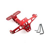 Moto Supports Plaque D'immatriculation pour BMW pour S1000R pour S1000RR Support De Plaque D'immatriculation De Moto Kits D'élimination De Garde-Boue(Red)