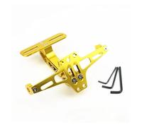 Moto Supports Plaque D'immatriculation pour BMW pour S1000R pour S1000RR Support De Plaque D'immatriculation De Moto Kits D'élimination De Garde-Boue(Golden)