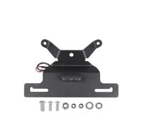 Moto Supports Plaque D'immatriculation pour Fat pour Boy pour FLFB 2018-2024 Arrière Moto Tail Tidy Fender Eliminator LED Support Cadre Plaque D'immatriculation(E4 LED)