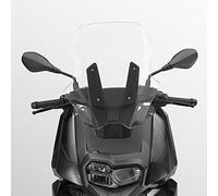 Moto Touring Pare-Brise Flux D'air Pare-Vent Déflecteur Couverture Visière Protecteur Avant Carénage Accessoires pour C400X C400 X C 400X C 400 X 2018 2019 2020 2021 2022 2023 (Fumée légère)