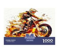 Moto Tout-Terrain Puzzle De 1000 Pièces : pour Les Amis, Organiser Une Soirée Détente Autour D’Un Jeu Collaboratif Absolument Éblouissant.