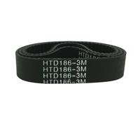 Moto Transmission Courroie Courroie Distribution Arc Longueur = 183 186 189 192 Largeur 6/10 Mm Dents 61 62 63 64 Poulie Synchrone HTD3M(189mm teeth 63,2PIECES_15MM)