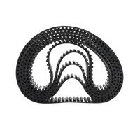 Moto Transmission Courroie Courroie Synchrone HTD8M C=1200 1208 1216 1224 Largeur 15/20/25/30/35/40/50mm Dents 150 151 152 153(1224-8M Teeth 153,2PIECES_50MM)