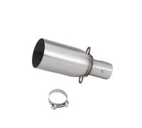 Moto Tube d'échappement Tuyau D'échappement De Moto, Petite Section Centrale/adaptateur 28-45mm À 51mm, Connexion Centrale Universelle En Acier Inoxydable(28mm)