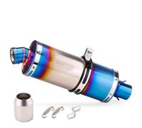 Moto Tuyau D'Échappement Pot D'échappement Moto pour Benelli TRK502, TRK 502 pour CFMOTO 400NK, 400 NK, Silencieux Antibruit, 51 Mm Liaison Pot(Couleur 5,Gauche)