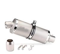 Moto Tuyau D'Échappement Pot D'échappement Moto pour Benelli TRK502, TRK 502 pour CFMOTO 400NK, 400 NK, Silencieux Antibruit, 51 Mm Liaison Pot(Couleur 2,Gauche)