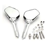 Moto Universal Skull alliage d'aluminium Rétroviseurs Squelette Pour Intruder Volusia/Yamaha/Shadow (Chrome)