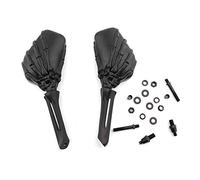 Moto Universal Skull alliage d'aluminium Rétroviseurs Squelette Pour Intruder Volusia/Yamaha/Shadow (Noir)