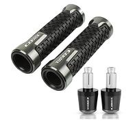 Moto Universelle 7/8 "22mm Poignées De Guidon Extrémités Main Poignée Barre Bouchons Bouchons Pour Pour CB500X 2013-2020(Grey)