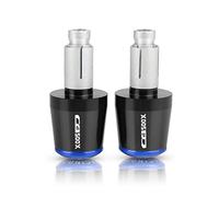 Moto Universelle 7/8 "22mm Poignées De Guidon Extrémités Main Poignée Barre Bouchons Bouchons Pour Pour CB500X 2013-2020(Blue)