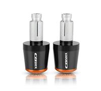 Moto Universelle 7/8 "22mm Poignées De Guidon Extrémités Main Poignée Barre Bouchons Bouchons Pour Pour CB500X 2013-2020(Orange)