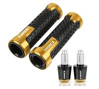 Moto Universelle 7/8 "22mm Poignées De Guidon Extrémités Main Poignée Barre Bouchons Bouchons Pour Pour CB500X 2013-2020(Gold)