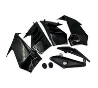 Moto Vent de Spoiler Convient pour Honda CBR650R CBR650R 2018-2023, Capot de Phare Avant de Moto, aileron latéral, aileron de Vent, Garniture de becquet(Bright Black)