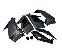 Moto Vent de Spoiler Convient pour Honda CBR650R CBR650R 2018-2023, Capot de Phare Avant de Moto, aileron latéral, aileron de Vent, Garniture de becquet(Carbon Pattern)