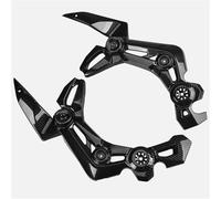 Moto Vent de Spoiler Couvercle Latéral Gauche/Droit du Cadre, Garniture Panneau De Capot, Adapté À La Moto Kawasaki Z 900 2017 2018 2019(Carbon Fiber Look)