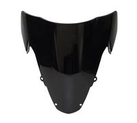 Moto Vent Pare-Brise Pour Suzuki Pour GSXR1000 Pour GSX-R 1000 Pour K3 Pour K4 2003 2004 Pare-brise À Double Bulle Moustiquaire(Black)